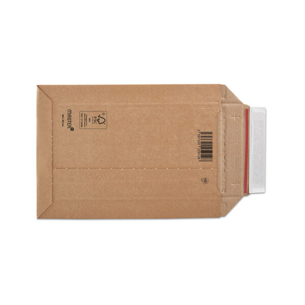 Corrugated cardboard envelope, 175x250mm, brown