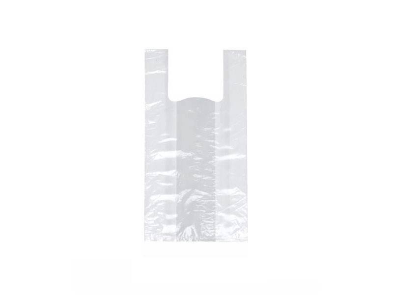 Hemddraagtassen plastic wit 50µ