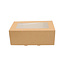 Cakebox, brown kraft, 24x14x9 cm