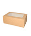 Taartdoos met venster, 21x14x9 cm , met venster