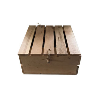 Houten kistje met deksel