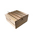 Wooden crate with lid