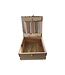Houten kistje met deksel