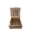 Wooden crate with lid