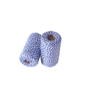 Blauw/wit touw