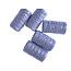 Decoratie touw, blauw/wit