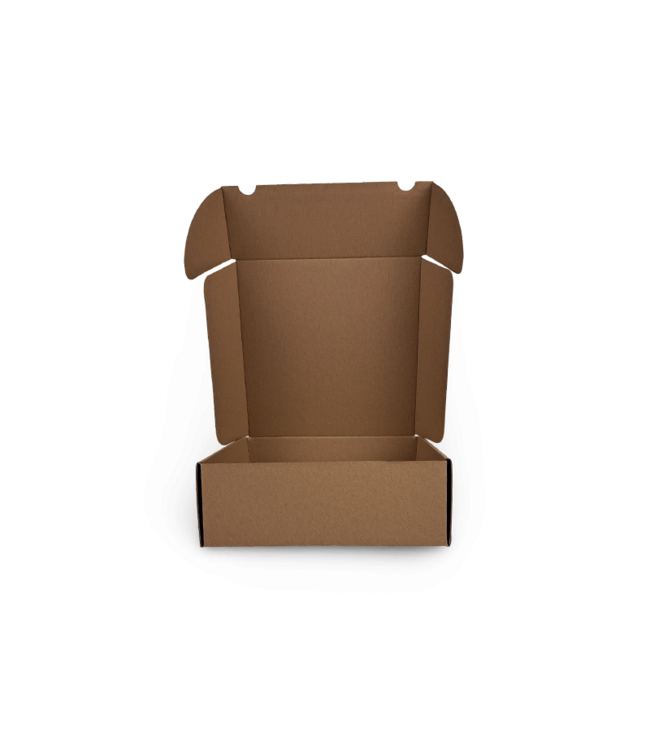 Westland Verpakkingen Sturdy Shipping Box 23x23x8.5 cm in Brown Cardboard – Ideal for Parcel Delivery