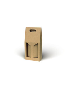  Bottle box, brown kraft (2)