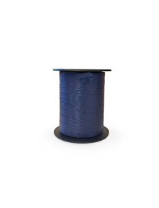  Curl ribbon, paper look, navy blue