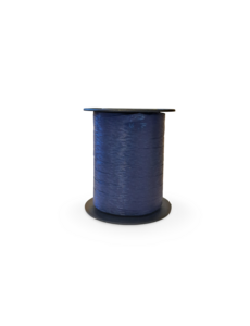  Curl ribbon, paper look, navy blue