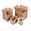 A-box, 250x250x250 mm, brown, EG4, 25 pcs