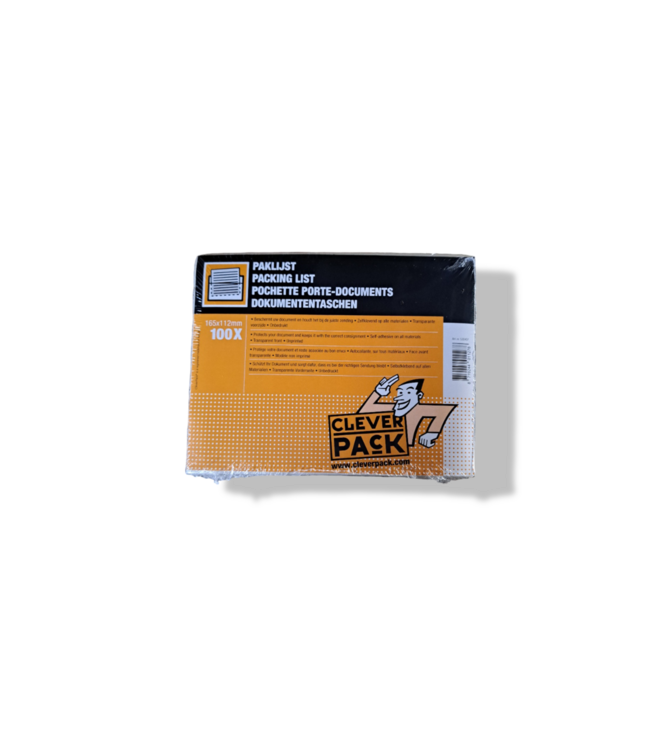 packing list envelopes 165 x 112mm, clear