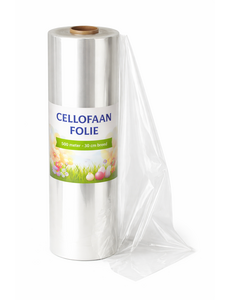  Cellophane wrap roll 30cm x 500m clear