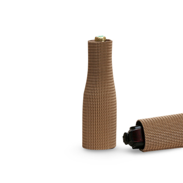 Kartonnen beschermhuls 75mm x 300mm – duurzame papieren bescherming voor flessen en breekbare producten