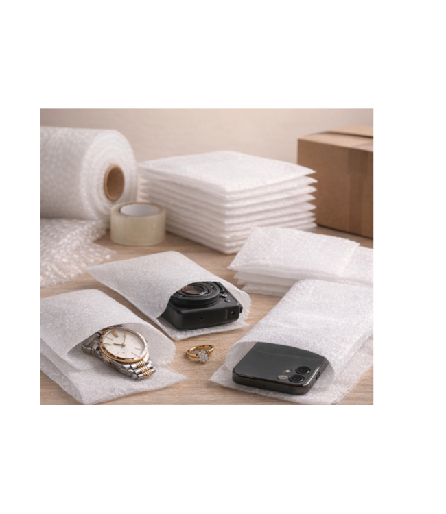 Schuimfoliezakjes 100x165 mm polyethyleen – beschermende foam zakjes voor breekbare producten