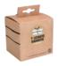 Round gift labels 50mm “the nicest little gift is for you” – kraft look – 200 labels on roll in dispenser box