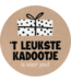Gift label “the nicest little gift is for you” round 50mm – 200 pcs