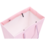 Pastel pink paper carrier bag 18x10x23cm FSC – embossed – with cord handles – 10 pcs