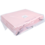 Papieren draagtas pastel roze 26x12x32cm FSC – embossed – met koord – 10 stuks