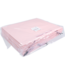 Papieren draagtas pastel roze 26x12x32cm FSC – embossed – met koord – 10 stuks
