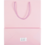 Pastel pink paper carrier bag 31x12x26cm FSC – embossed – with cord handles – 10 pcs