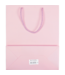 Pastel pink paper carrier bag 31x12x26cm FSC – embossed – with cord handles – 10 pcs