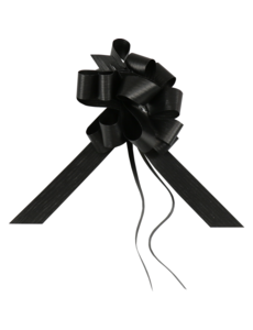  Pull Bow Starpaper 19mm Black – 30 pcs