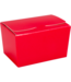 Luxury ballotin box red cardboard 150gsm 89x60x55mm with gold interior – 50 pcs