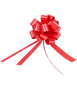 Pull Bow Starpaper 19mm Red – 30 pcs