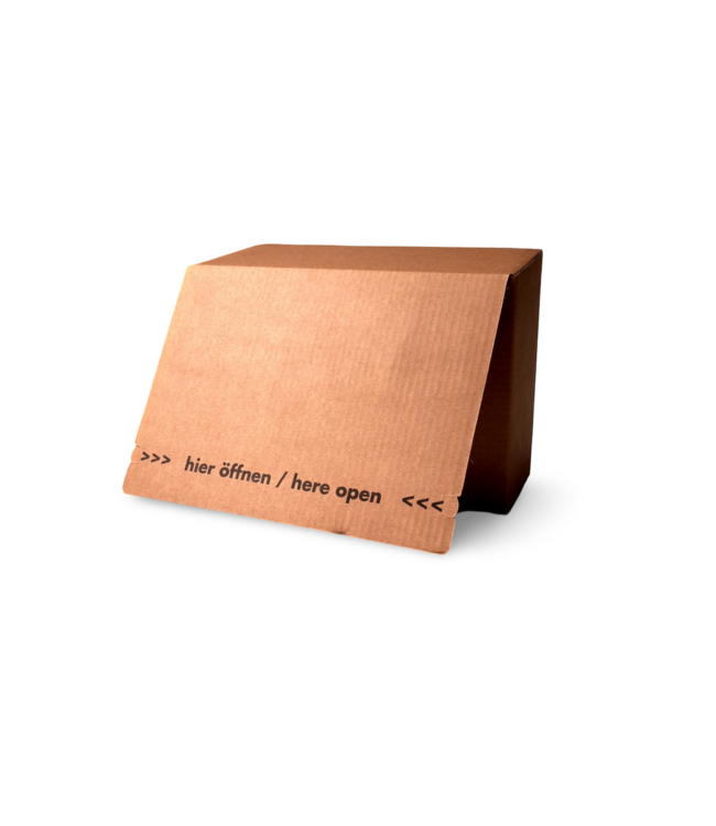 Autolock box MK50 brown – 345x256x130mm with automatic bottom and self-adhesive strip (10 pcs)