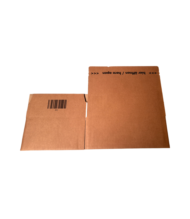 Autolock doos MK50 bruin – 345x256x130mm met automatische bodem en plakstrip (10 stuks)