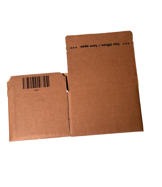 Autolock box MK26 brown – 210x180x130mm with automatic bottom and self-adhesive strip (15 pcs)