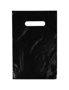  LDPE draagtas zwart 20x30cm 60my (200 st)