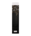 Party Spot black wine bottle bag FSC 95x95x410mm – luxury paper bottle gift bag with gold and white dots (25 pcs)