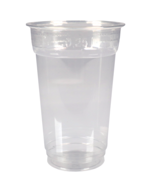  Transparent RPET Beer Cup 250/300ml, 100 pcs (incl. SUP €1.00)