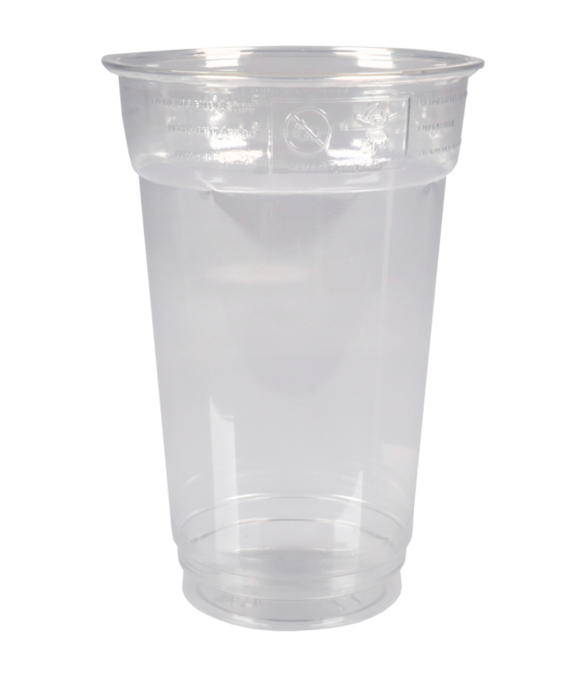 Transparant RPET Bierglas 250/300 ml – Herbruikbare Drinkbeker – 100 stuks (incl. SUP €1,00)