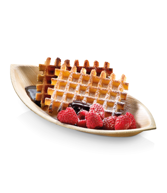 Palmblad Bord 'Leaf' 28 x 15 x 3 cm – Biologisch Afbreekbaar Servies – 25 stuks