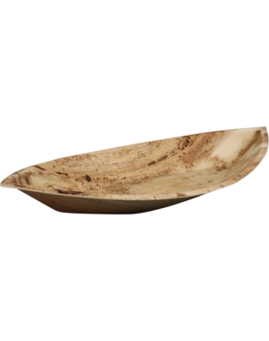  Palm Leaf Plate 'Leaf' 28x15x3cm, 25 pcs