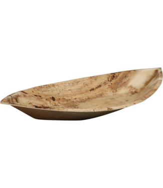 Palm Leaf Plate 'Leaf' 28x15x3cm, 25 pcs