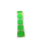 Fluorescent Green Round Labels Ø50mm in Dispenser Box – 500 pcs