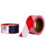 Afzetlint wit/rood 50mm x 100 meter