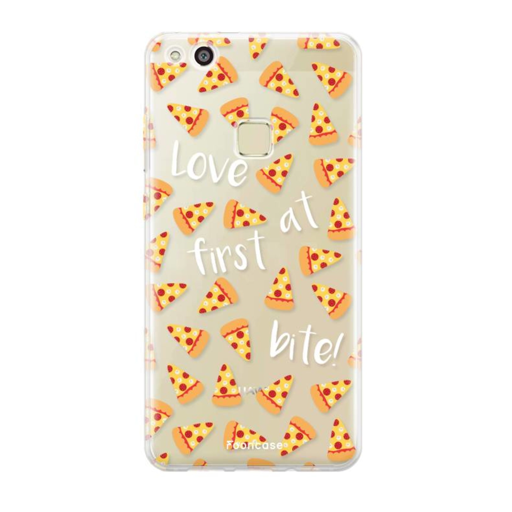 FOONCASE Fooncase Hoesje Geschikt voor Huawei P10 Lite - Shockproof Case - Back Cover / Soft Case - Pizza