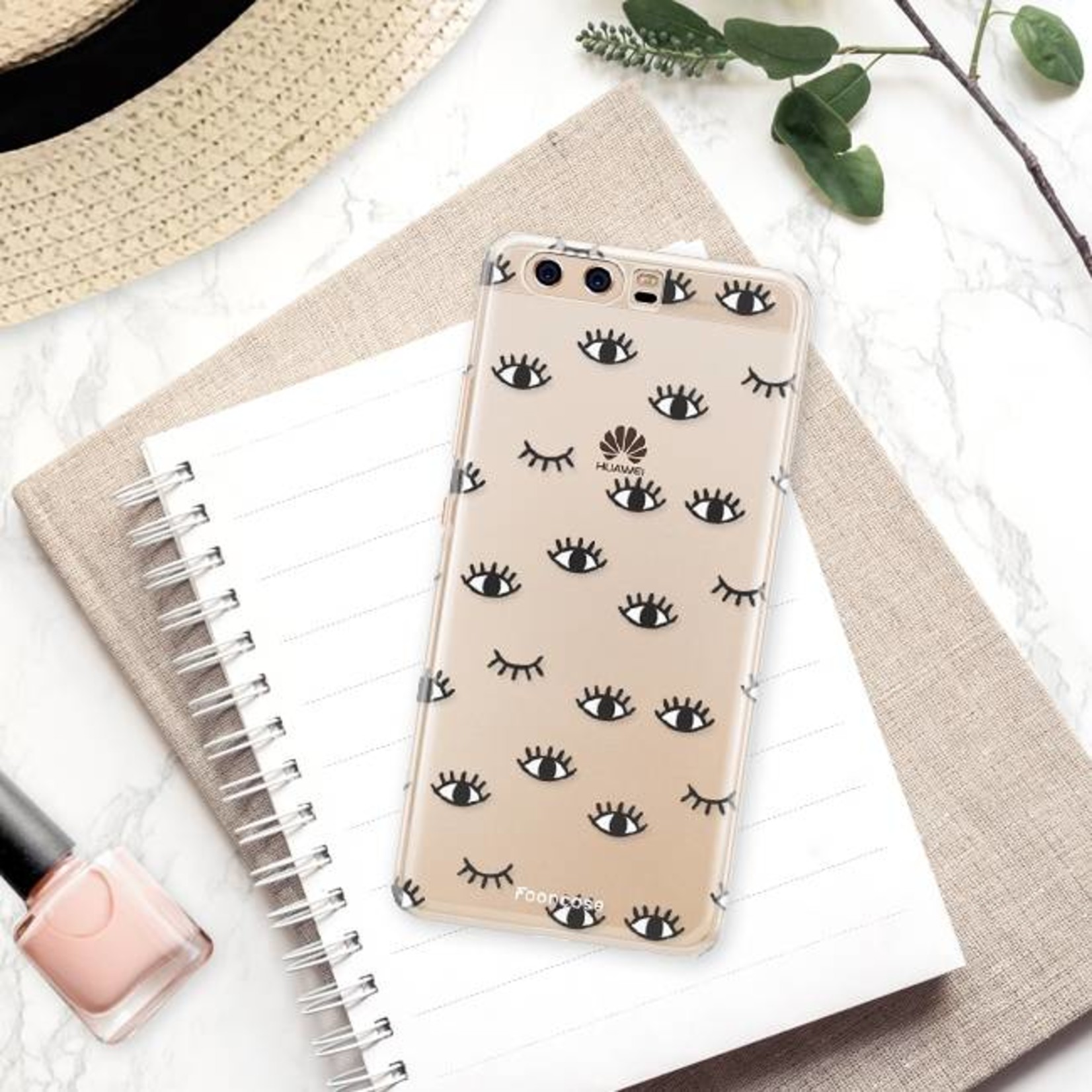 FOONCASE Huawei P10 Cover - Eyes