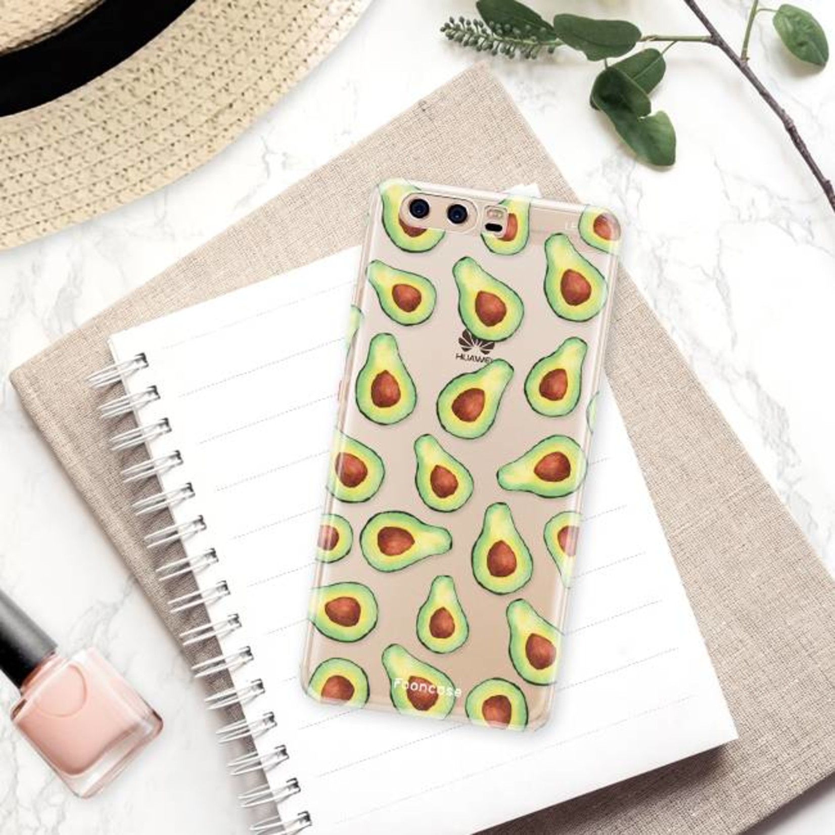 FOONCASE Huawei P10 Handyhülle - Avocado