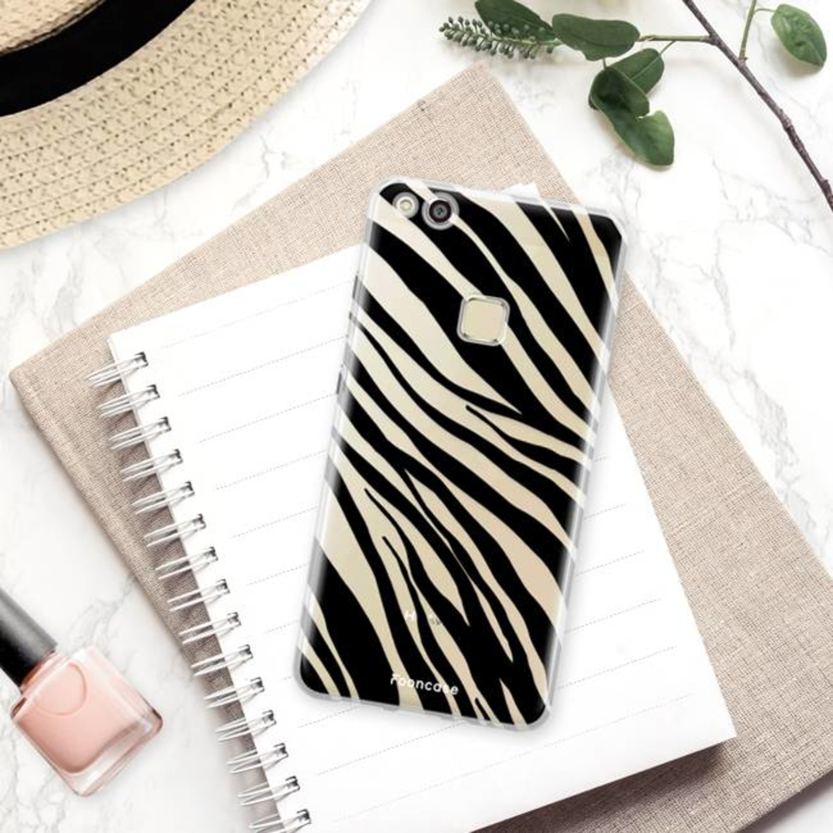 FOONCASE Huawei P10 Lite Cover - Zebra