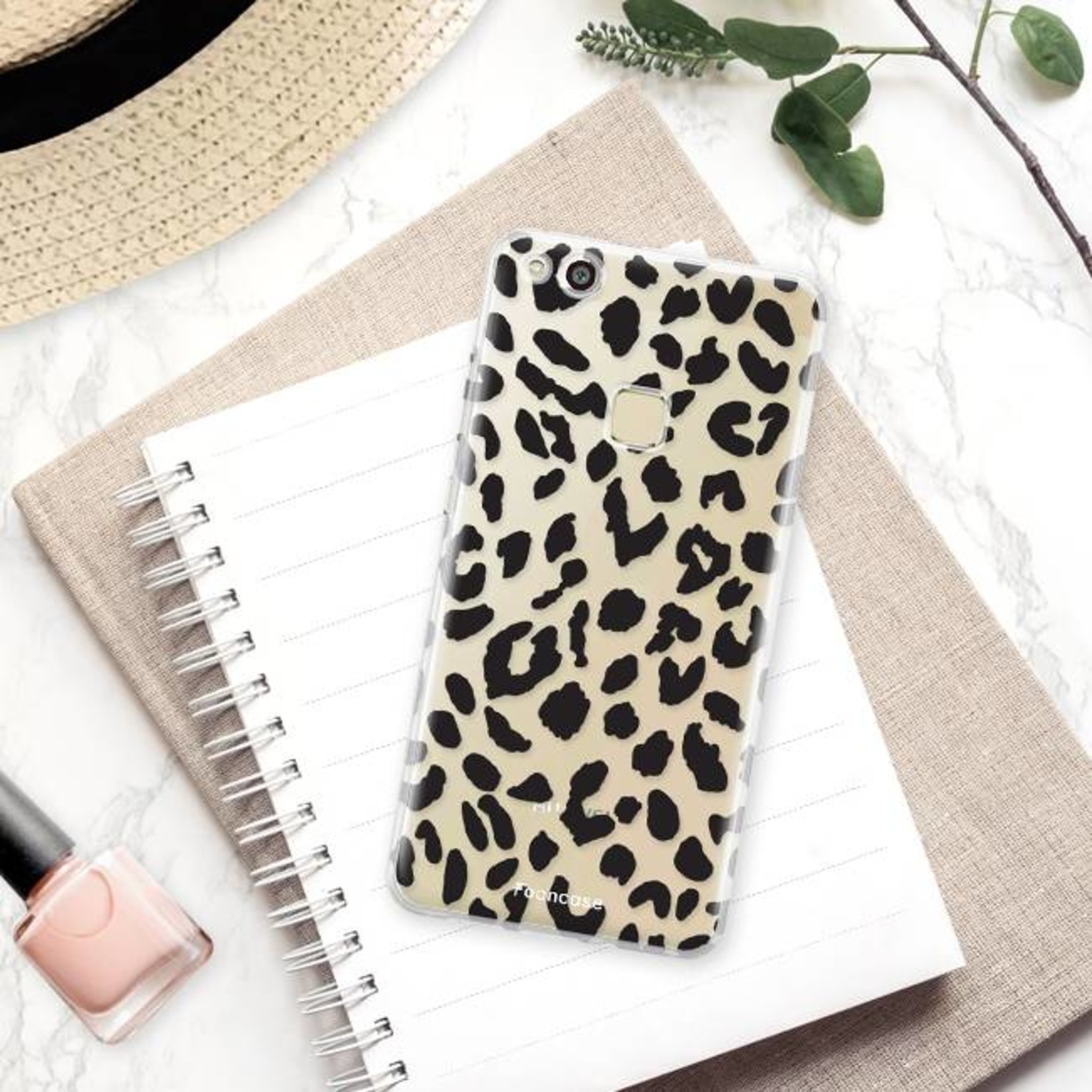 FOONCASE Huawei P10 Lite Cover - Leopardo