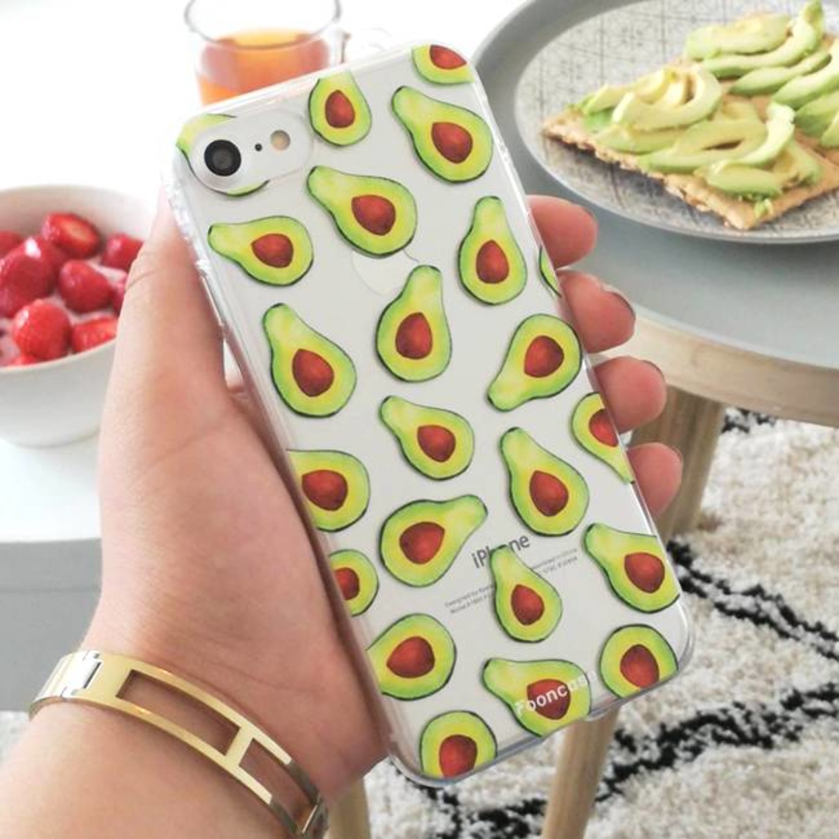 FOONCASE Huawei P10 Handyhülle - Avocado