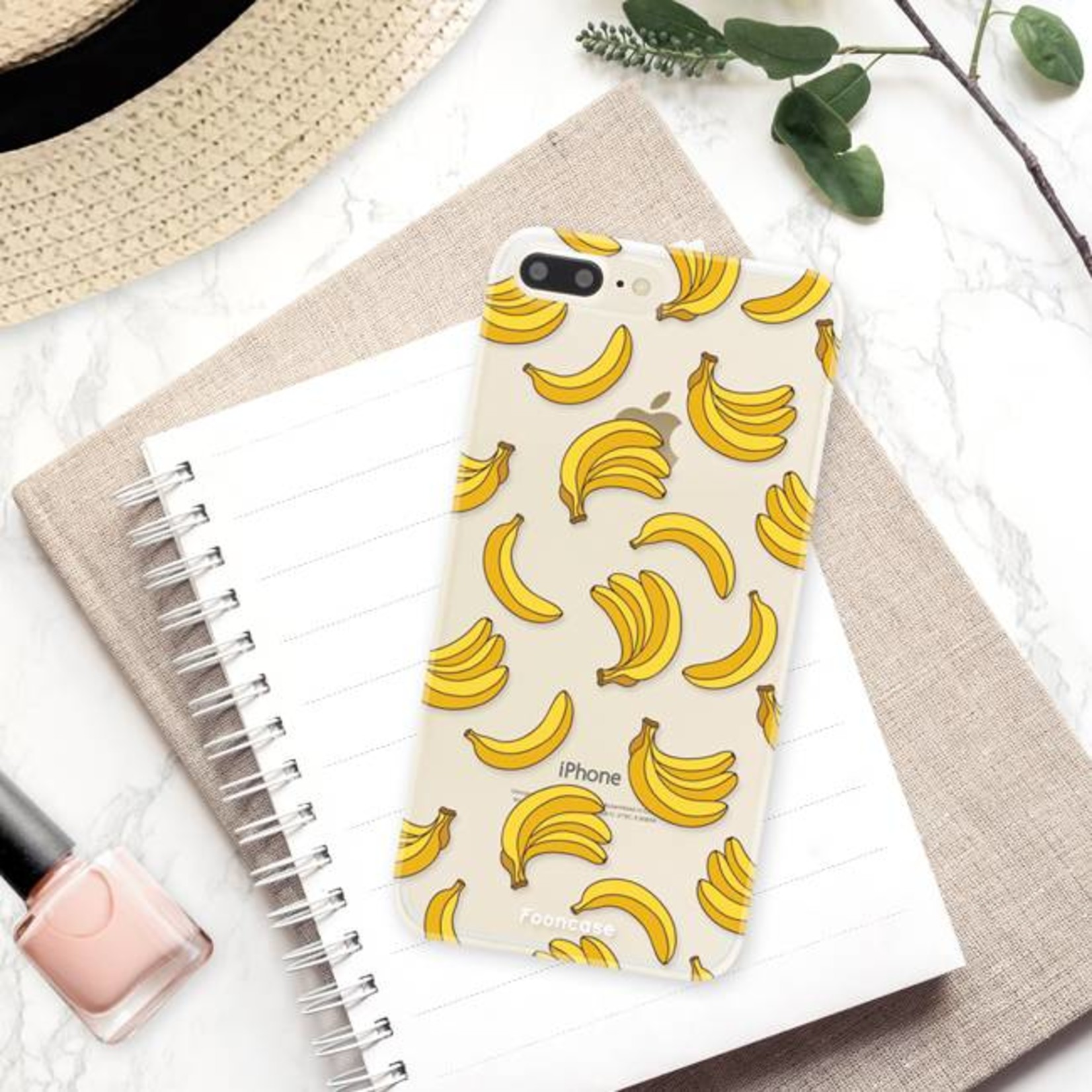 FOONCASE Iphone 7 Plus Handyhülle - Bananas