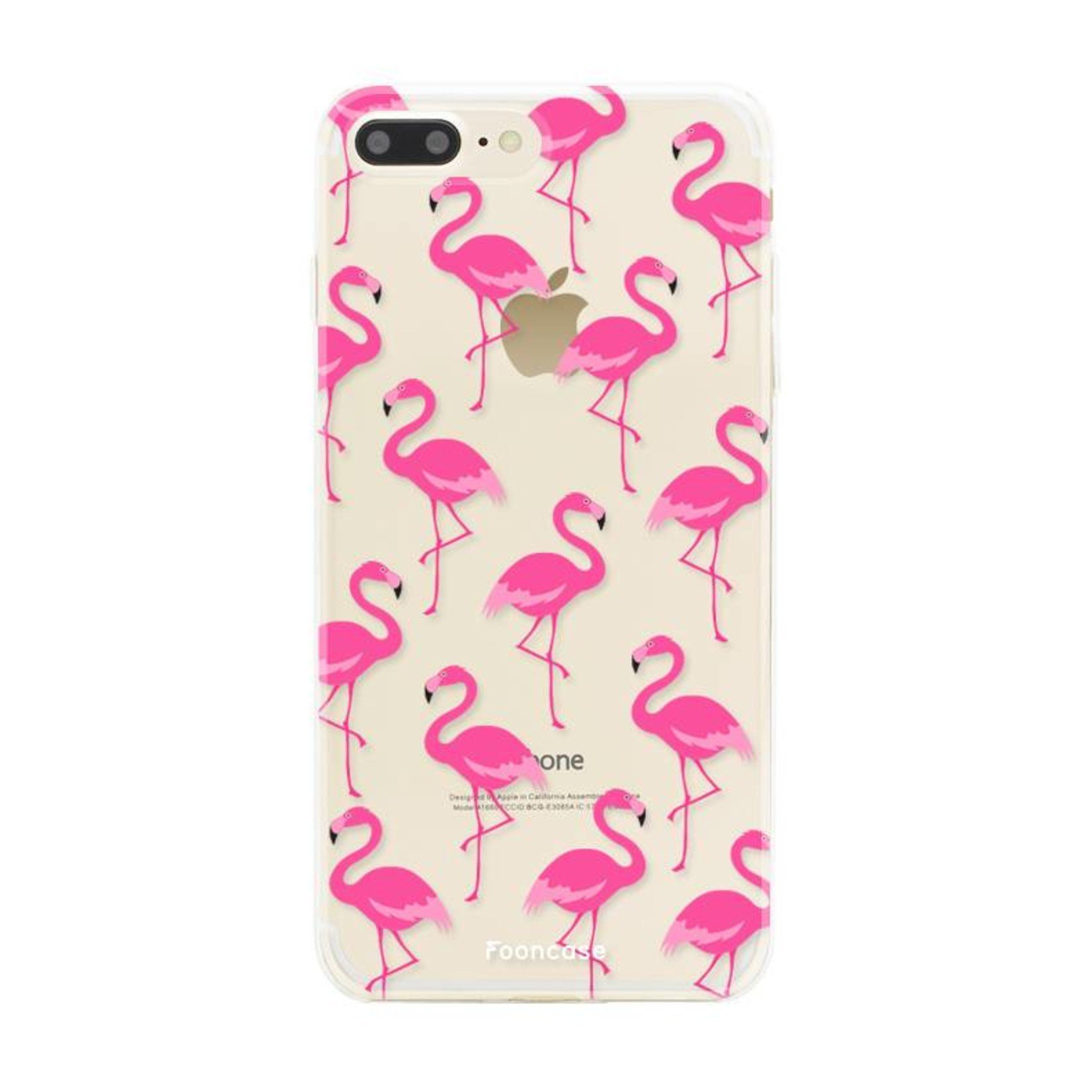 FOONCASE Iphone 8 Plus Handyhülle - Flamingo