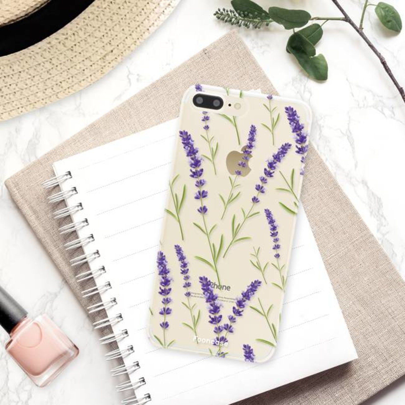 FOONCASE Iphone 8 Plus - Purple Flower